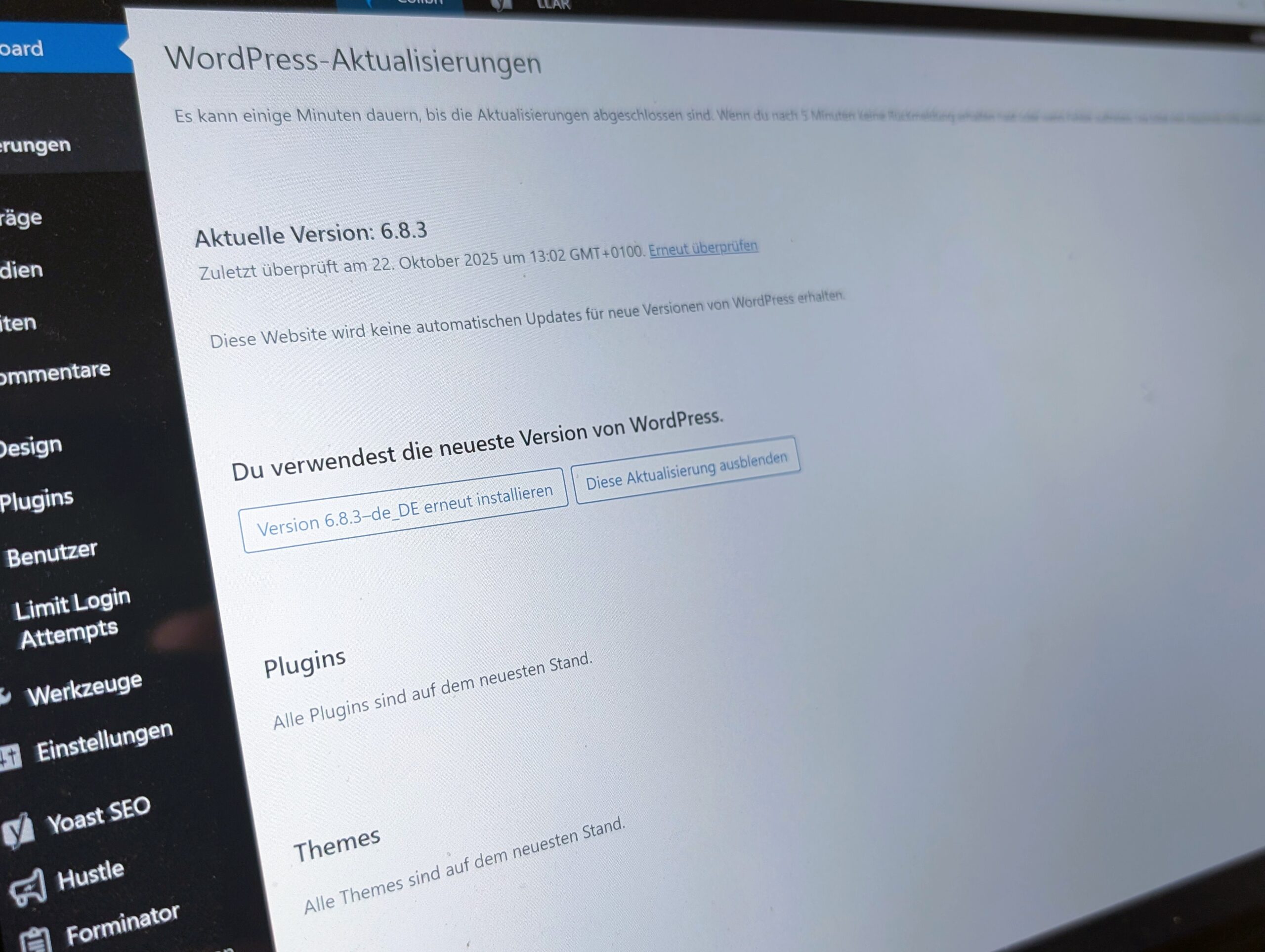 Wordpress Updates